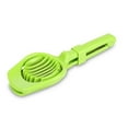 thumbnail image 3 of Stainless Steel Multipurpose Slicer, Green - Egg Mushroom Strawberry Tomato Kiwi Fruit Cutter Divider Separator with Seven Blades Long Handle Cooking Kitchen Home Gadgets Tool Accessories, 3 of 6