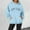 Sky Blue, variant on SIYUDAN Hoodies Sweatshirt for Women Long Sleeve Pullover Sweatshirts for Women Graphic Hoodies for WomenPink Hoodie Y2k Fall Fashion for Women Streetwear