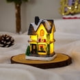 thumbnail image 2 of Christmas Decoration Resin Christmas Glowing House Micro Landscape Ornament, 2 of 6