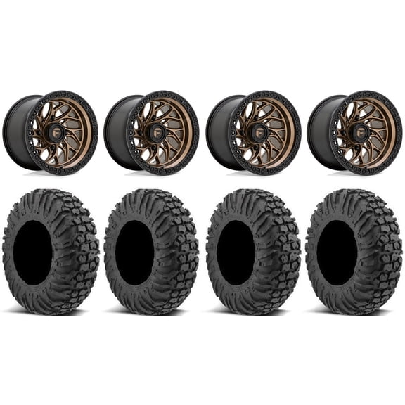 Fuel Runner 15" Wheels Br 34" MotoVator Tires Polaris RZR XP 1000 / PRO XP / Ranger XP 900/1000