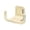 A, variant on JHyouerji Drill Free U Shaped Paper Towel Holder,Non Perforated Inverted Hanging Tissue Rack with Side Hooks for Bathroom Kitchen Storage