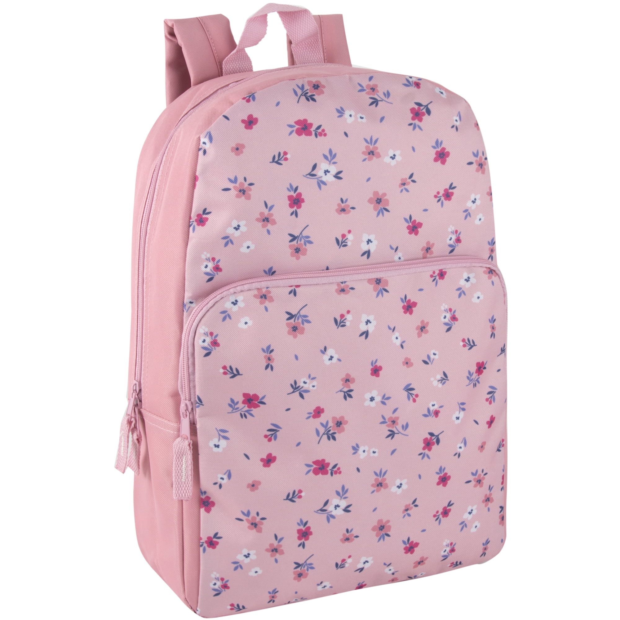 24 Pack of Bulk Wholesale 17 Inch Fun Printed Backpacks for Commute and Travel in Mixed Male & Female Whimsical Prints Pack