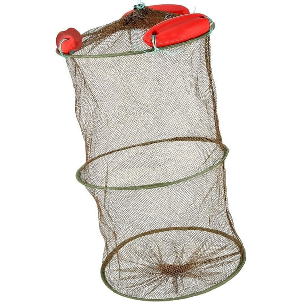 Floating Fishing Basket Collapsible Fishing Net Nylon Net Fishing