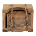 thumbnail image 5 of Sagebrook Home Wood, Set Of 6 Cat Face Coasters With Stand, Natural, Novelty, 4"H, Solid Color - 4.0" x 4.0" x 4.0", 5 of 9