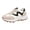 Beige, variant on Womens Vintage Platform Fashion Sneakers Trendy Casual Color Block Suede Skate Shoes Comfortable Running Walking Tennis Non Slip Work Footwear Beige Size 8