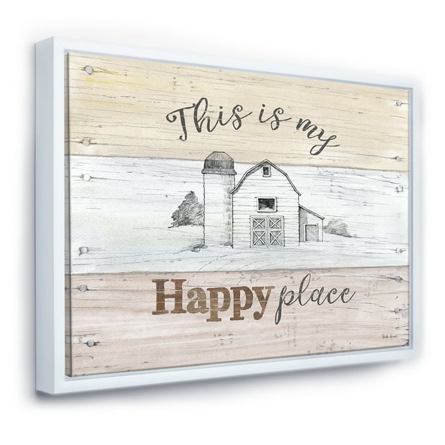 Farmhouse Moment Barns - Farmhouse Framed Canvas