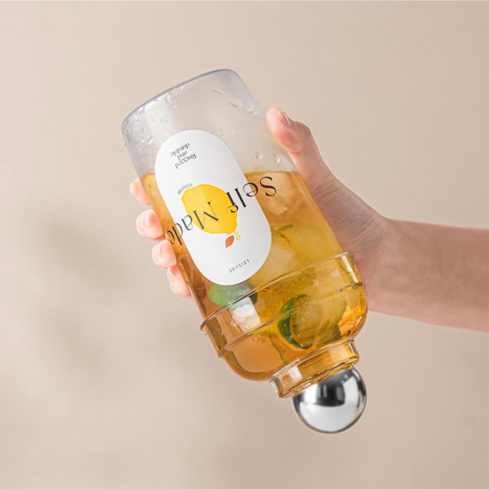 Transparent Shaker Cup With Scale Marks - Splash-proof Design For Drinks,  Handheld Milk Tea Shaker, Lemon Tea Making Tool - Anti-shock &  Explosion-proof