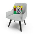 thumbnail image 3 of Sydney' Animals Pets Painting Bold By Pat Saunders-White 16 X 16 Decorative Throw Pillow, 3 of 4