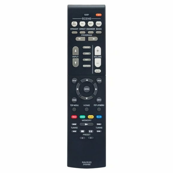 New RAV533 ZP35490 Replaced remote For Yamaha AV Receiver Remote Control RX-V479 V579 RX-V479BL