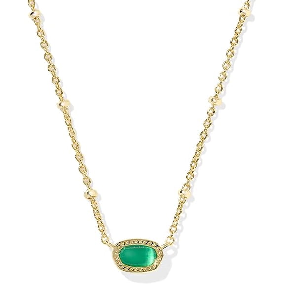 Kendra Scott Mini Elisa Gold Satellite Short Pendant Necklace