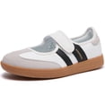 thumbnail image 4 of Tryards Womens Fashion Sneakers Retro Casual Tennis Slip on Flat Loafers Skate Walking Shoes, 4 of 7