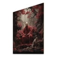 thumbnail image 2 of Designart "Bodhisattvas Compassion Red Buddhism II" Buddhism Print on Natural Pine Wood, 2 of 5