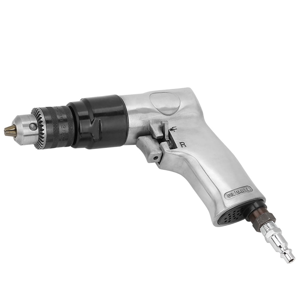 3/8" Chuck, 1700rpm Air Tool for Efficient Hole Drilling High-Speed Reversible Pneumatic Drill