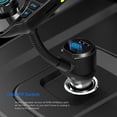 thumbnail image 4 of Transmisor FM Bluetooth Nulaxy KM18 Plus para coche negro, 4 of 6