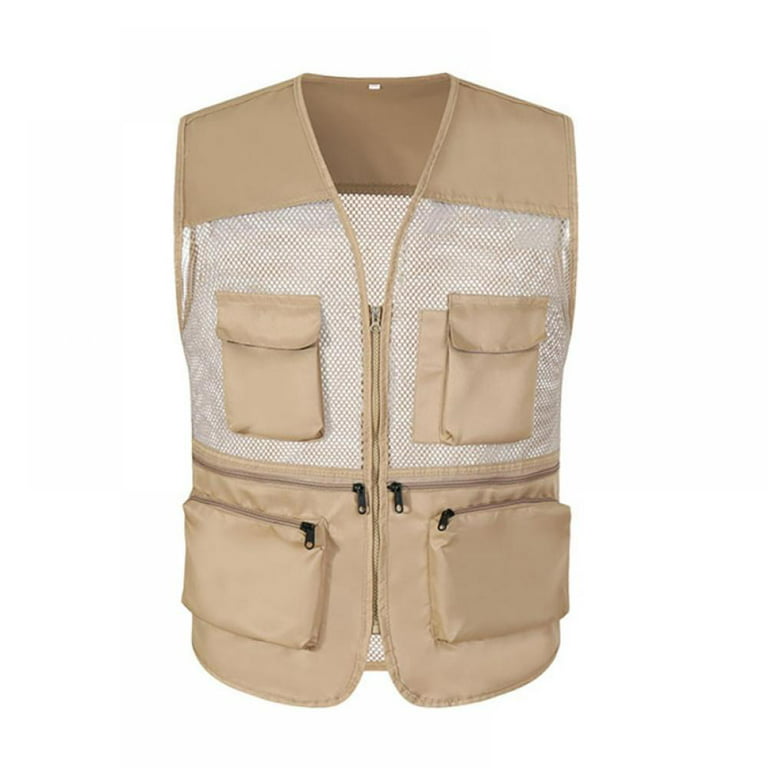 Outdoor Fly Fishing Vest with Multi-Pockets for Fishing,Hunting, Hiking,  Climbing, Traveling, Photography