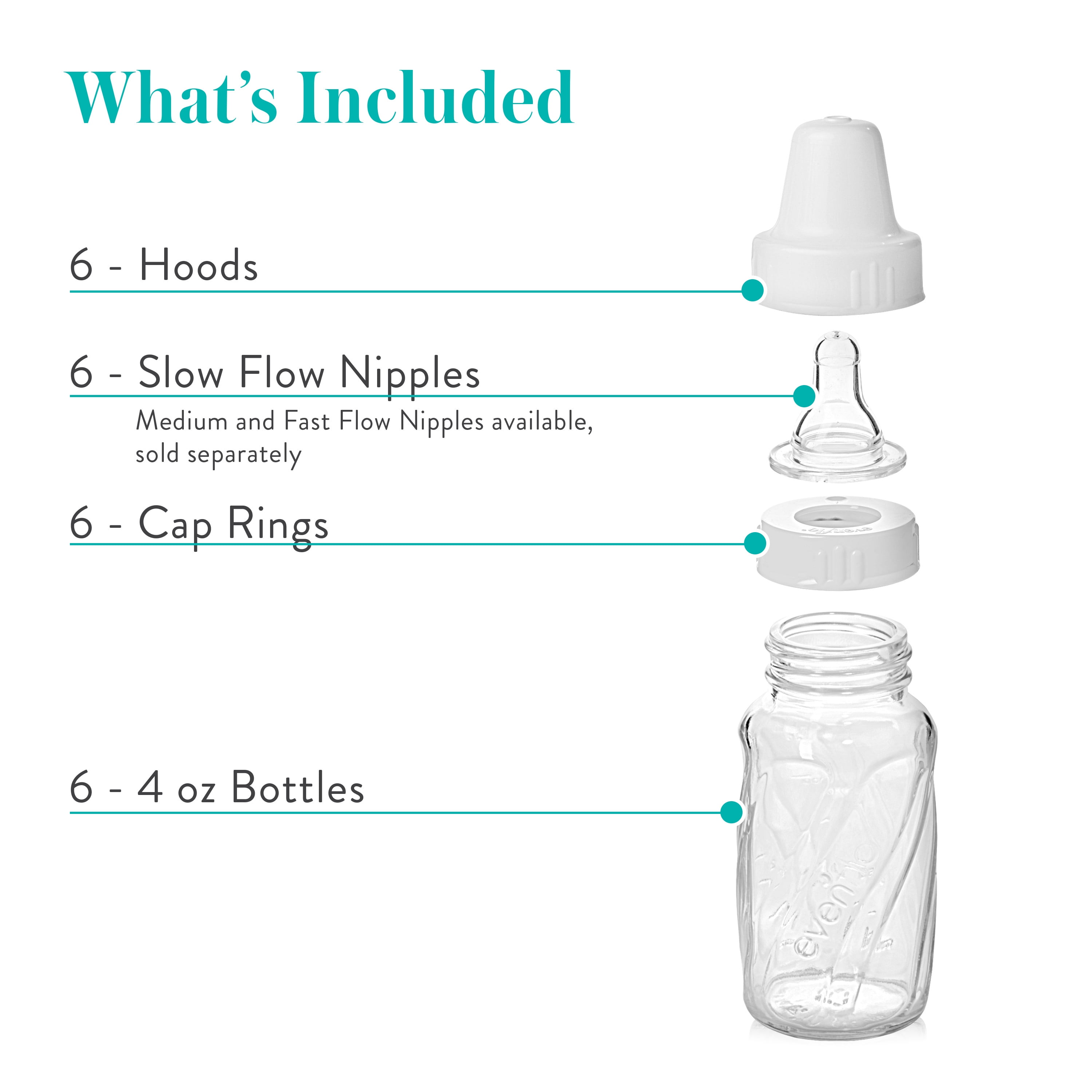 Evenflo glass baby bottles outlet
