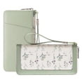 thumbnail image 6 of GAEKEAO Wristlet Wallets for Women RFID Blocking Large Capacity Clutch Wallet Vegan Leather Zip Around Ladies Long Purse, 6 of 7