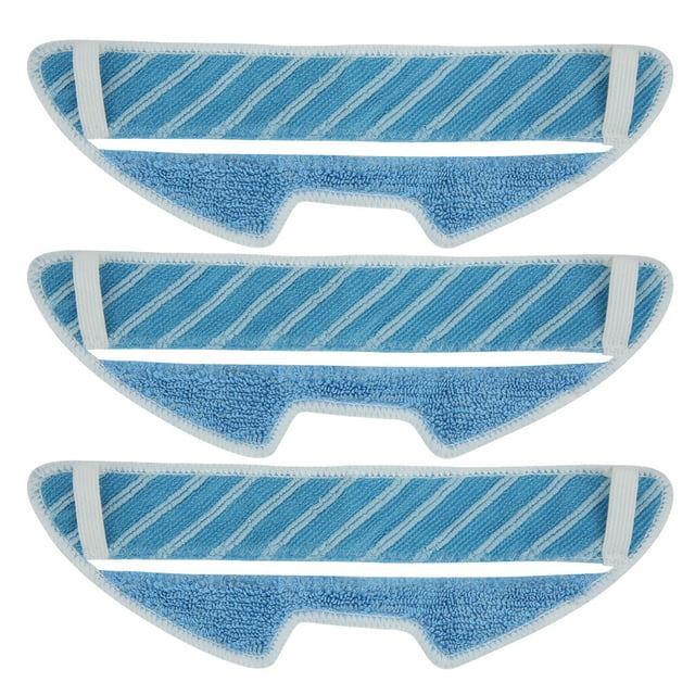 Dekaim 3pcs Chiffons de Rechange pour Vadrouille, Aspirateur Robot Accessoire Réutilisable Nettoyage Chiffon Chiffon