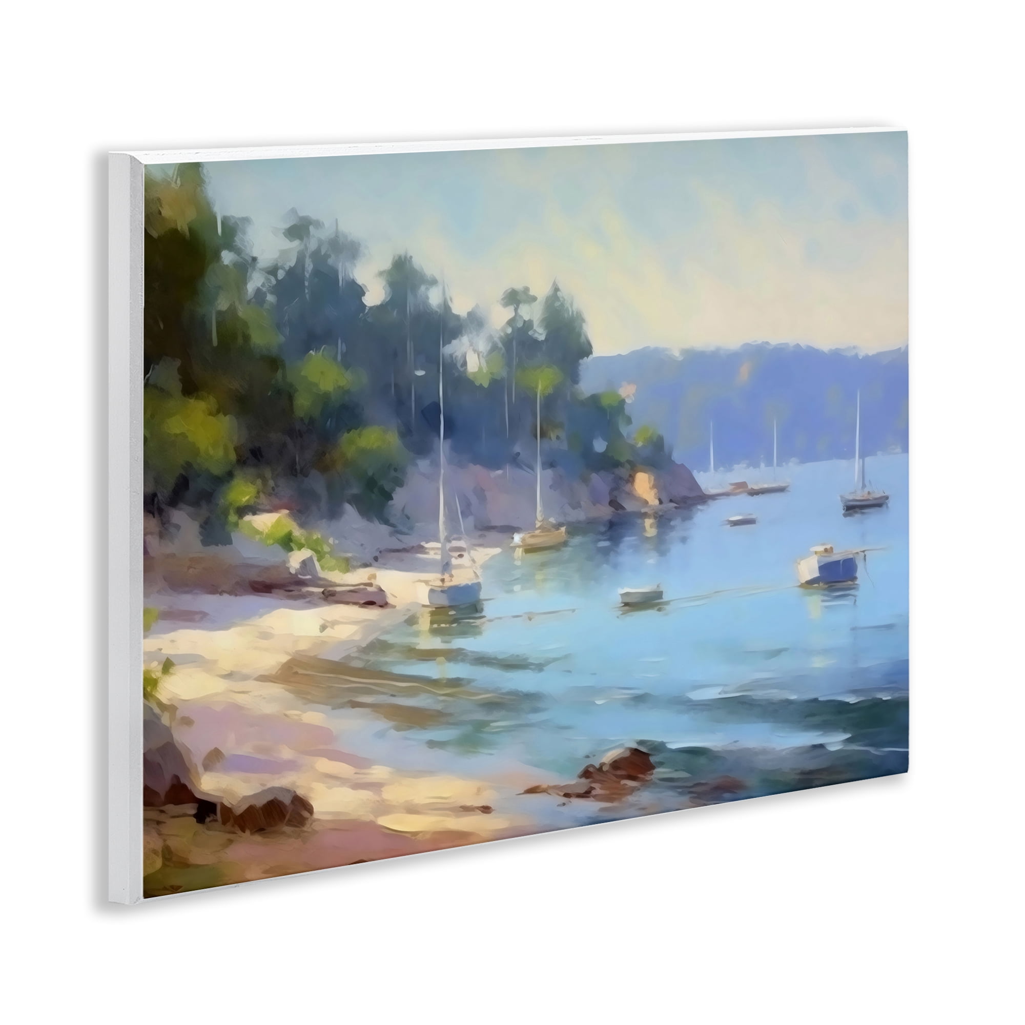 Stupell Industries Near The Shore Summer Sailing Wall Plaque Art, design by Creative Studio