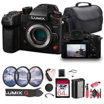 Panasonic Lumix GH7 Mirrorless Camera (DC-GH7BODY)   64GB Memory Card   Bag   Card Reader   Flex Tripod   Cleaning Kit   Memory  Wallet   Hand Strap   Cap Keeper