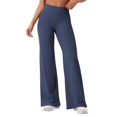 thumbnail image 1 of Leggings YEOREO sin costura frontal, tiro alto, azul marino, 1 of 8
