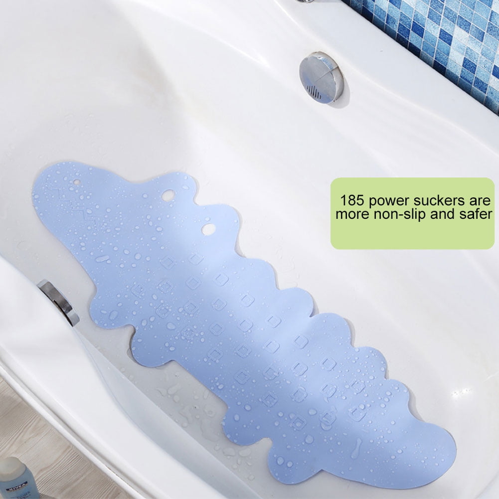 Cute Cartoon Crocodile Bath Shower Mat Children Suction Cup Non-Slip Tub Pads 