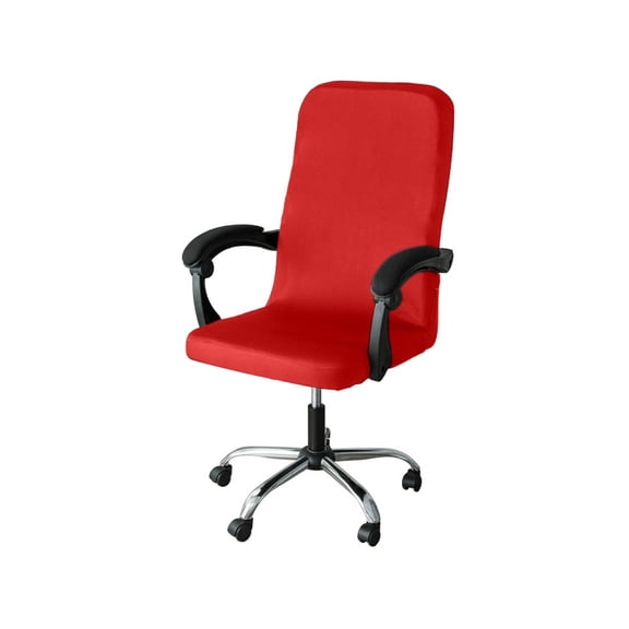 XIBUFE Chair Covers Lazy Recliner Soft Office Red Functional Furniture Easy-Fit