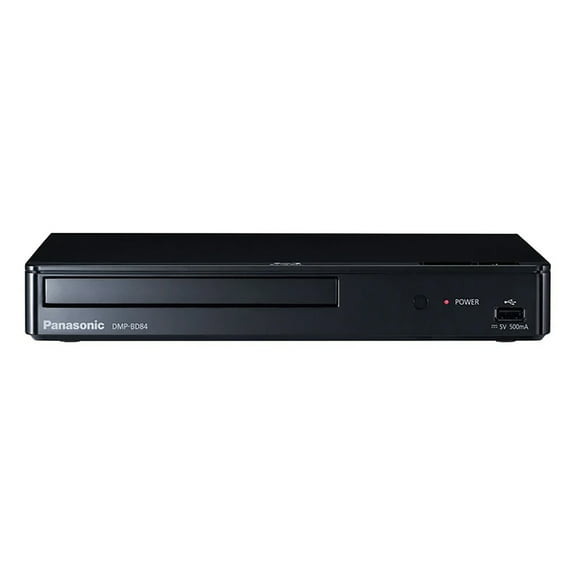 Panasonic 1080p Full HD Blu-Ray DVD Player with Dolby Digital Sound & Remote, DMP-BD84P-K