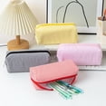 thumbnail image 6 of Clearance Striped Pencil Case,Pencil Pouch for Women, Pencil Case Small, Pencil Pouch Aesthetic - Red, 6 of 9