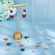thumbnail image 4 of 60 piezas de dijes acrílicos de mariposa en 15 colores, dijes de aleación de mariposa para collares, pulseras, aretes y joyería. Orificio: 0.08, 4 of 7