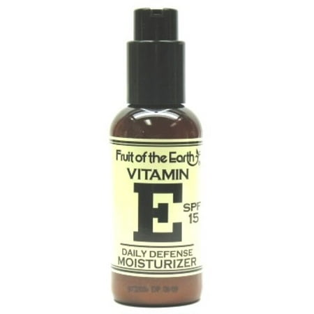 Fruit Of The Earth Vitamin-E Daily Moisturizer 4 Ounce Spf#15 (118ml) (3 Pack)