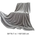thumbnail image 3 of QAZbgdl Super Soft Warm Fleece Blanket Throw | 150 x 200cm | Thick Solid Color Blanket for Sofa, Bed & Office | 1-Piece Cozy Bedding & Home Decor, 3 of 6