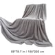 thumbnail image 3 of Manta para sofá, 150 x 200 cm, súper suave, cálida, lisa, de forro polar, para sofá, ropa de cama, 3 of 6