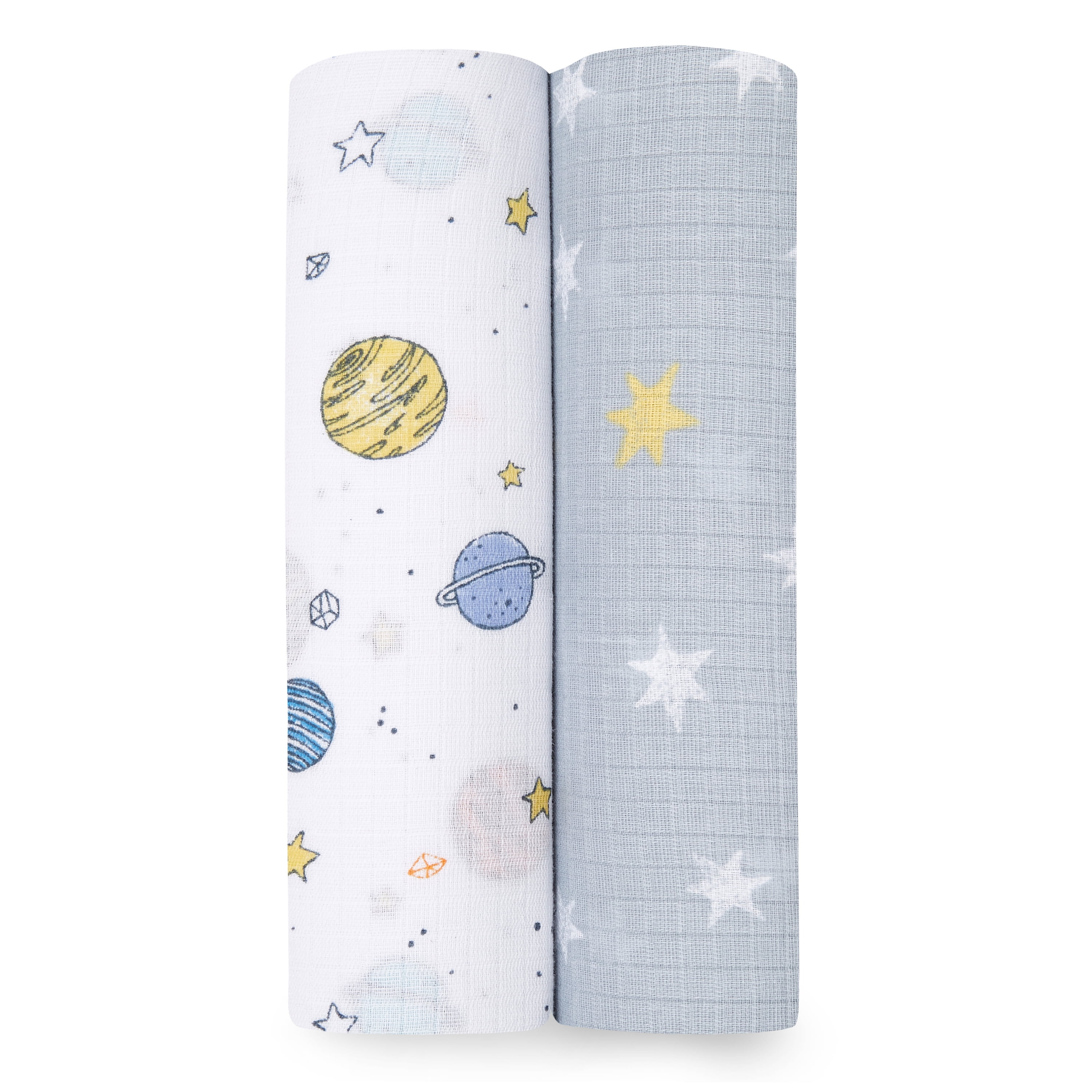 Large 47 X 47 inch aden Map Single anais Classic Swaddle Baby Blanket Around The World 100% Cotton Muslin