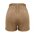 thumbnail image 5 of JJHGVB Shorts for Women Linen Shorts Athletic Shorts High Waist Straight Leg Sport Casual Loose Shorts With Pockets Cotton Shorts Womens Shorts Casual Khaki M, 5 of 8