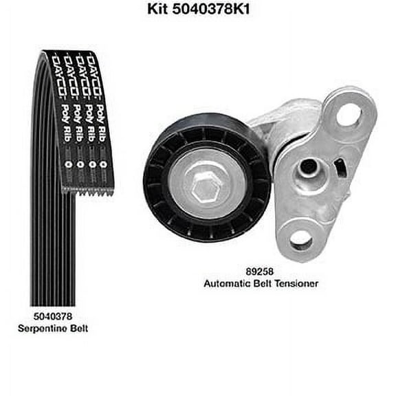 Dayco 5040378K1 - Serpentine Belt Drive Component Kit Fits select: 1999-2008 CHEVROLET SILVERADO, 2000-2008 CHEVROLET TAHOE
