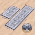 thumbnail image 3 of Juego de alfombras de cocina Sungea Vintage Blue Antifatiga, 2 piezas, 3 of 8