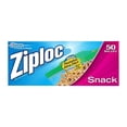 thumbnail image 1 of Bolsas Reutilizables Ziploc Para Snack 1 Paquete con 50 Bolsas, 1 of 4