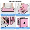 thumbnail image 3 of Methold Bolsa para el pelo de mascotas, bolsas sólidas, plegable, portátil, pequeña, cómoda, caja de seguridad, accesorios para cachorros Suministros para perros Azul, 3 of 6
