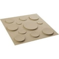 thumbnail image 6 of Ekena Millwork 19 5/8"W x 19 5/8"H Cosmo EnduraWall Decorative 3D Wall Panel, UltraCover Satin Smokey Beige (Covers 2.67 Sq. Ft.), 6 of 6