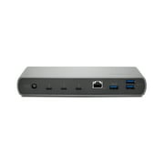 Kensington SD5700T Thunderbolt 4 Dual 4K Docking Station with 90W PD - for Notebook - 90 W - Thunderbolt 4 - 4 x USB Ports - 4 x USB 2.0 - USB Type-C - Network (RJ-45) - Speakers - Gray - Wired