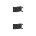 thumbnail image 4 of Inteprter Soporte para esponjas, autoadhesivo, a prueba de herrumbre, soportes de almacenamiento de acero inoxidable, accesorios para fregadero Negro 2piezas, 4 of 6
