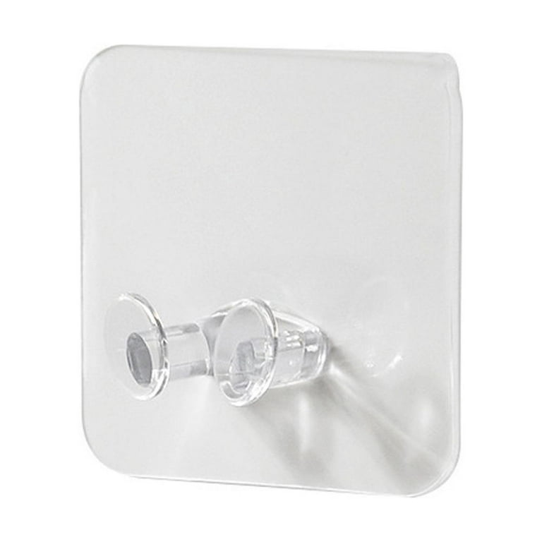 JDEFEG Temporary Wall Hooks Clear Wall Socket Home Storage