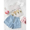 thumbnail image 3 of Cute Animals Ice Cream Lovers T-Shirt Toddler -Image by Shutterstock,  4 Toddler, 3 of 4