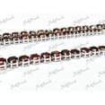 thumbnail image 2 of 6 mm Round Garnet Tennis Necklace Round Garnet Necklace 925 Sterling Silver Garnet Necklace, 2 of 5