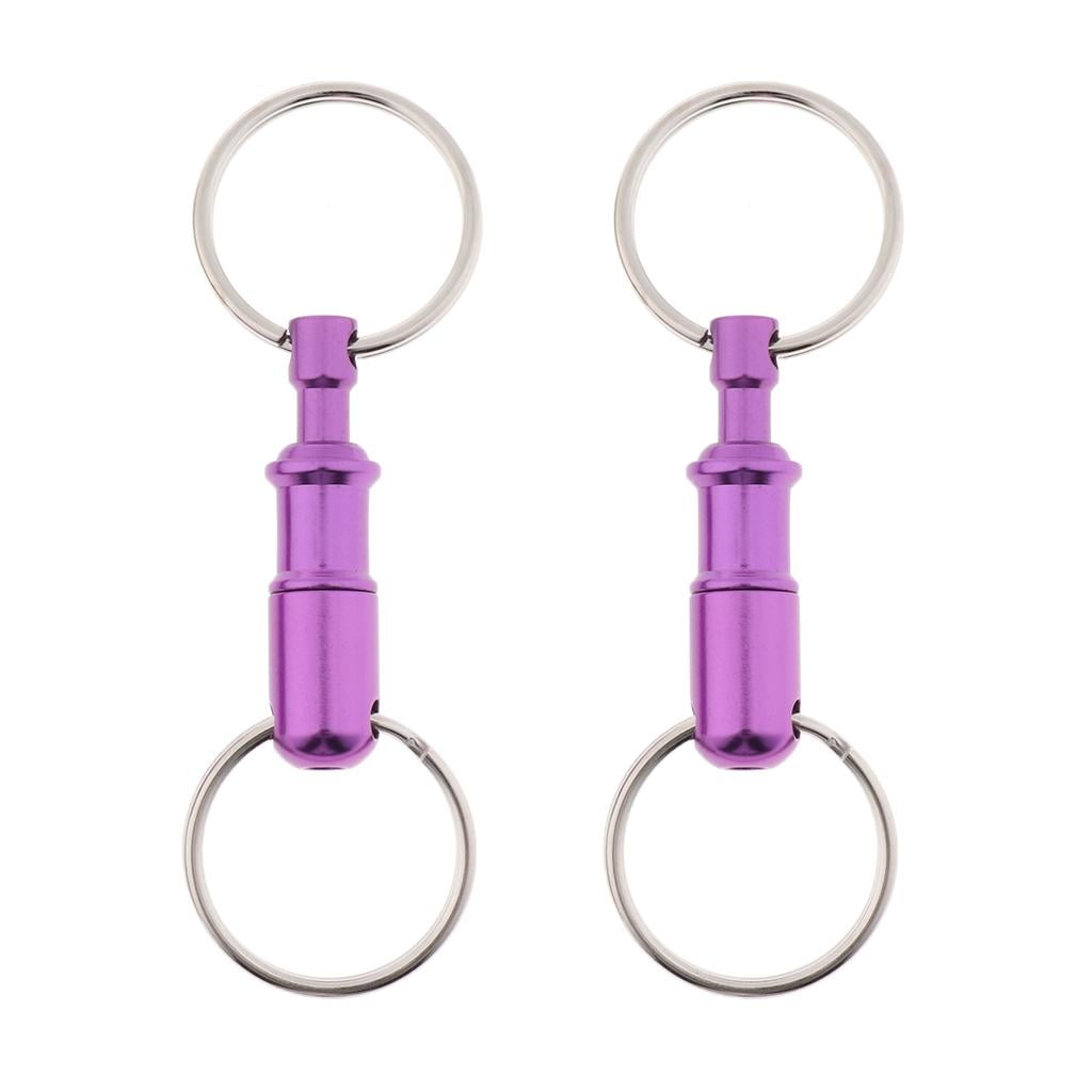 8 Piece Break Rings, Separate Car Keys, Quick Release