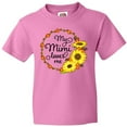 thumbnail image 3 of Inktastic My Mimi Loves Me with Sunflower Wreath Youth T-Shirt, 3 of 5
