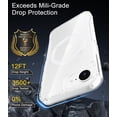 thumbnail image 4 of for iPhone 16E Case, Compatible with MagSafe, Translucent Matte Shockproof Anti-Slip Anti-Fingerprint Pocket-Friendly Phone Case Cover - Clear, 4 of 7