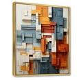 thumbnail image 2 of Designart "Constructed Horizons in Constructivism II" Abstract Floater Framed Canvas Art Print, 2 of 7