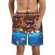 thumbnail image 1 of Balery Animals On Noah's Ark2 Traje de Baño Estilo Hawaiano para Hombre, Shorts de Secado Rápido con Bolsillos-Medium, 1 of 6
